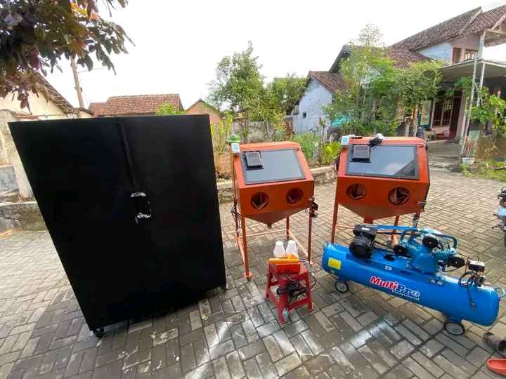 Vapor Blasting Motor